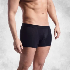 majtki na bąki męskie czarne bok