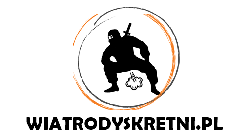 logo firmy wiatrodyskretni - ninja skrytobąk