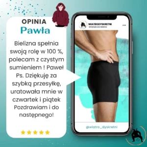 opinie o antybąkowej bieliźnie - opinia Pawła