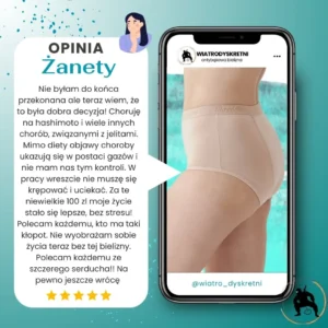 opinie o antybąkowej bieliźnie - opinia Żanety