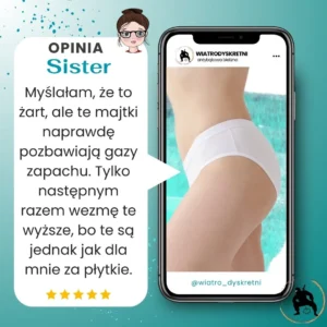 opinie o antybąkowej bieliźnie - opinia Sister