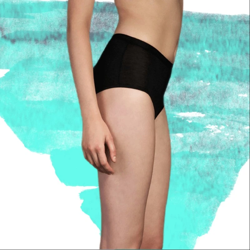 _bielizna antybąkowa damska głęboka czarna