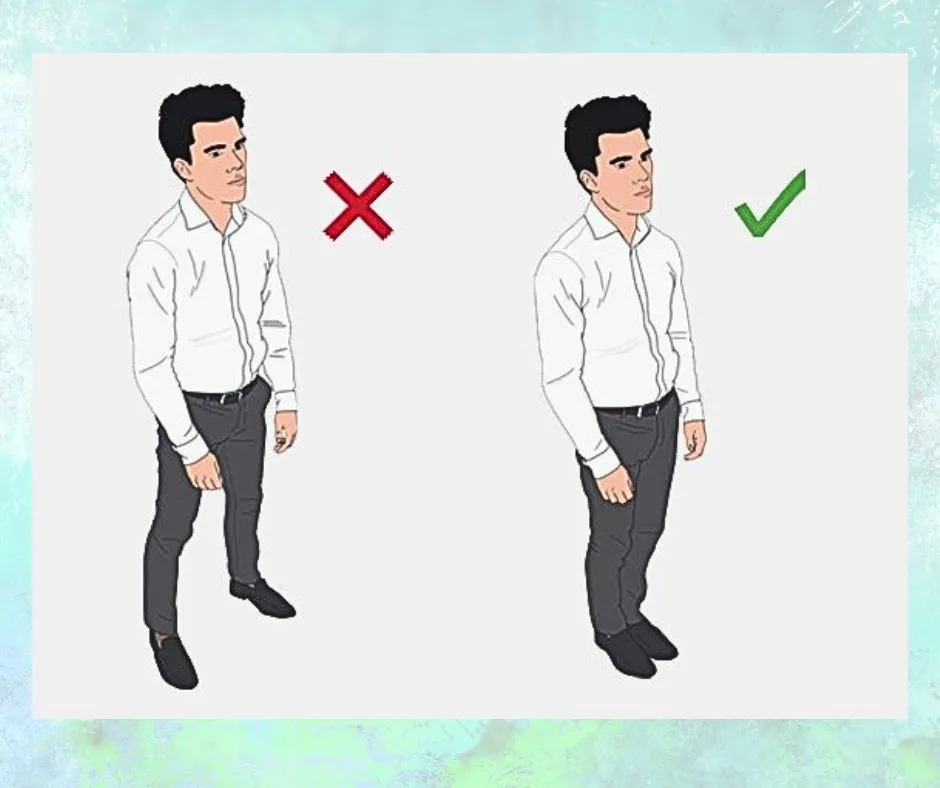 _jak prawidłowo używać antybąkową bieliznę - pozycja na stojąco